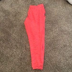 Pink sweatpants